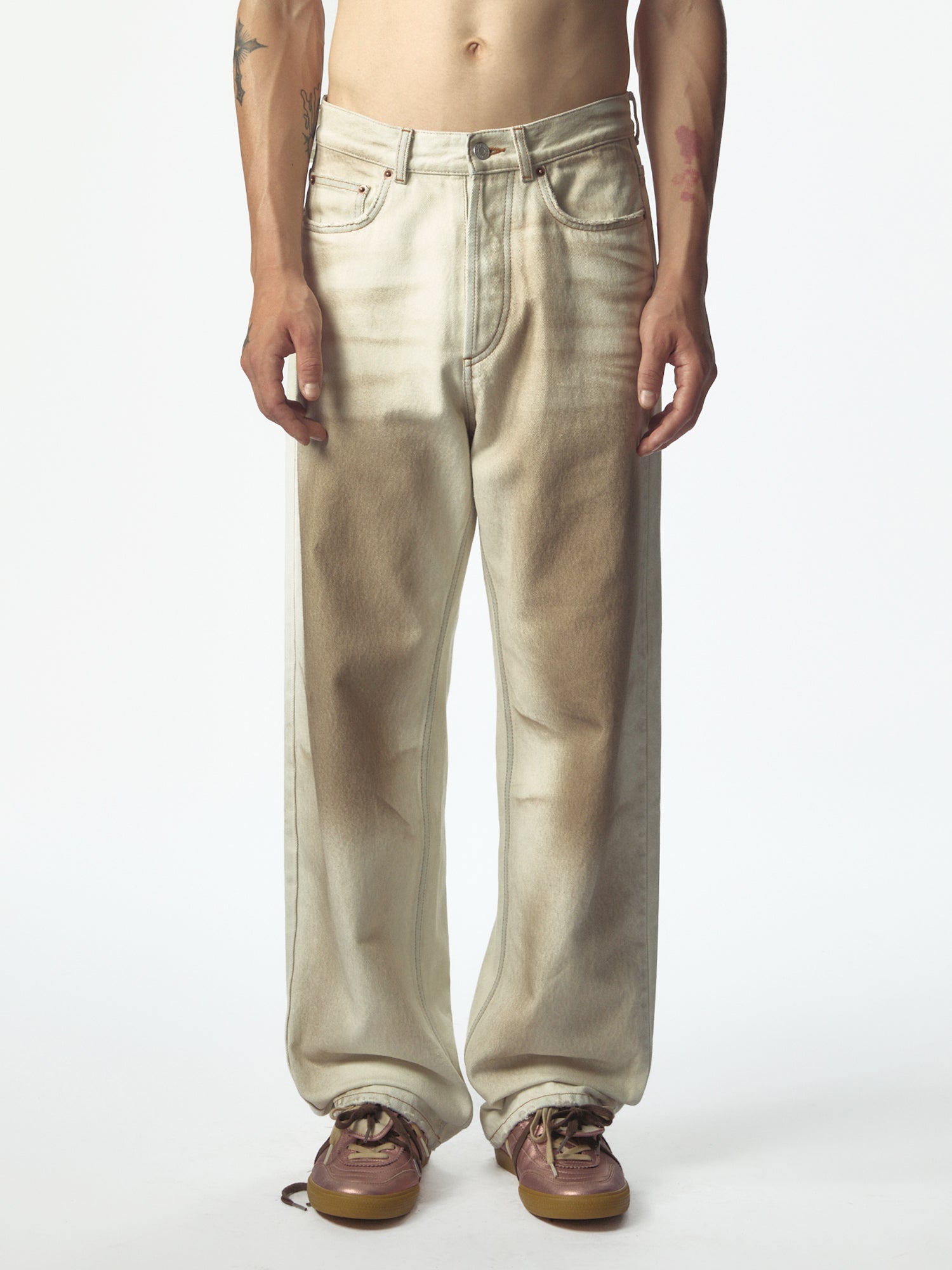 Flattone Denim Filthy White