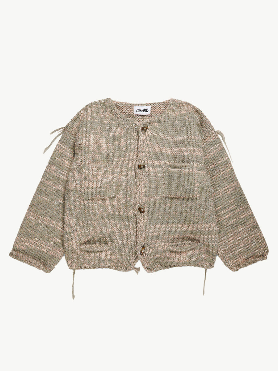 Freaky Knitted Roundneck Pink Mix - Magliano
