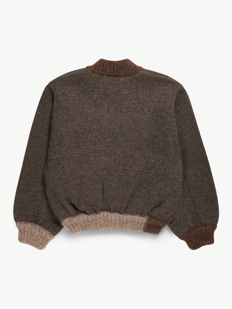 Knitted Bomberone Brown - Magliano