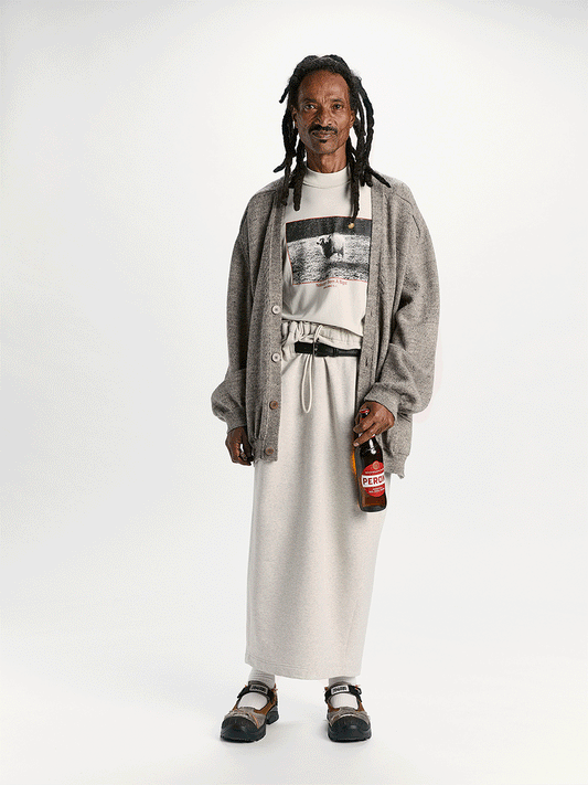 Grampa Cardigan Light Grey - Magliano