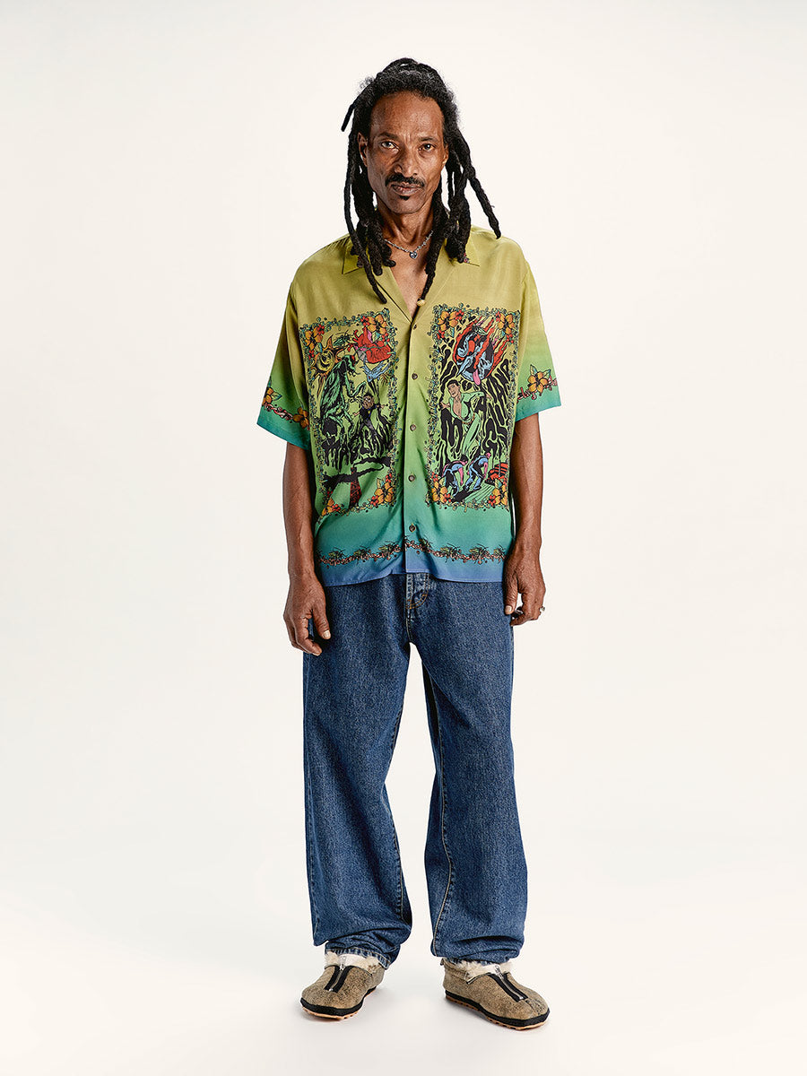 Souvenir Shirt Riot Print - Magliano