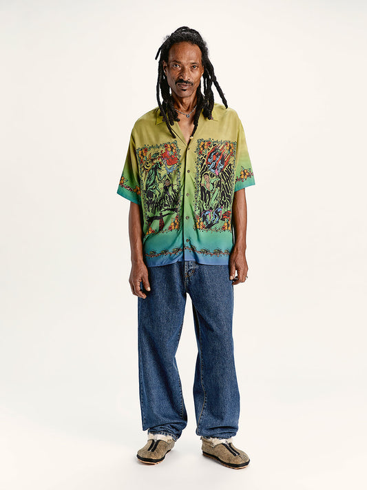 Souvenir Shirt Riot Print - Magliano