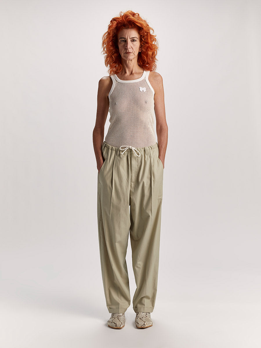 People's Pants Santa Rosalia Beige - Magliano