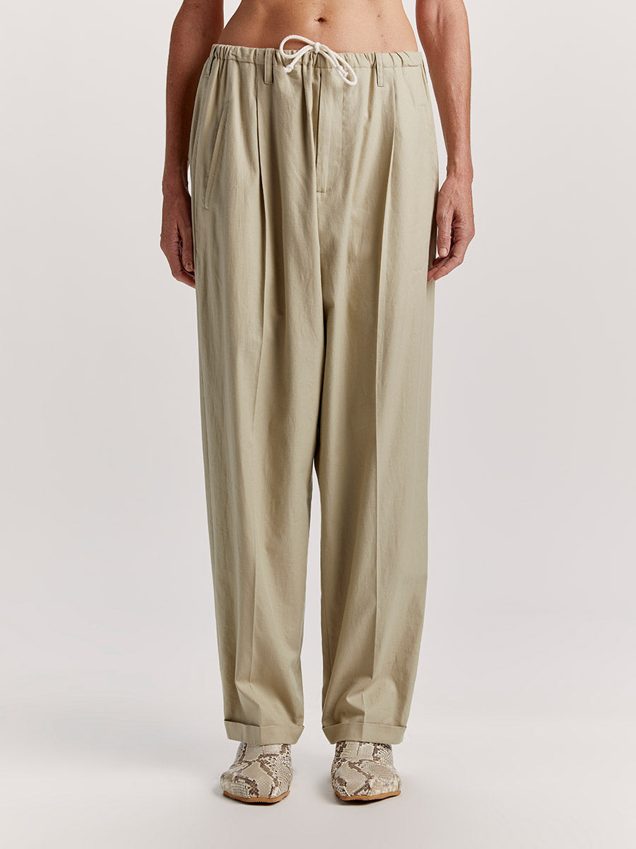 People's Pants Santa Rosalia Beige - Magliano
