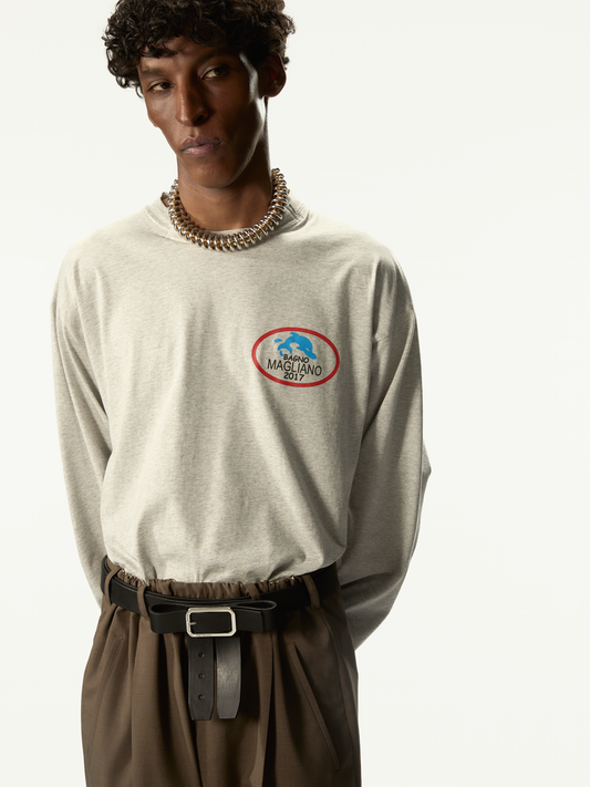 Bagno Magliano Long Sleeve Light Melange - Magliano