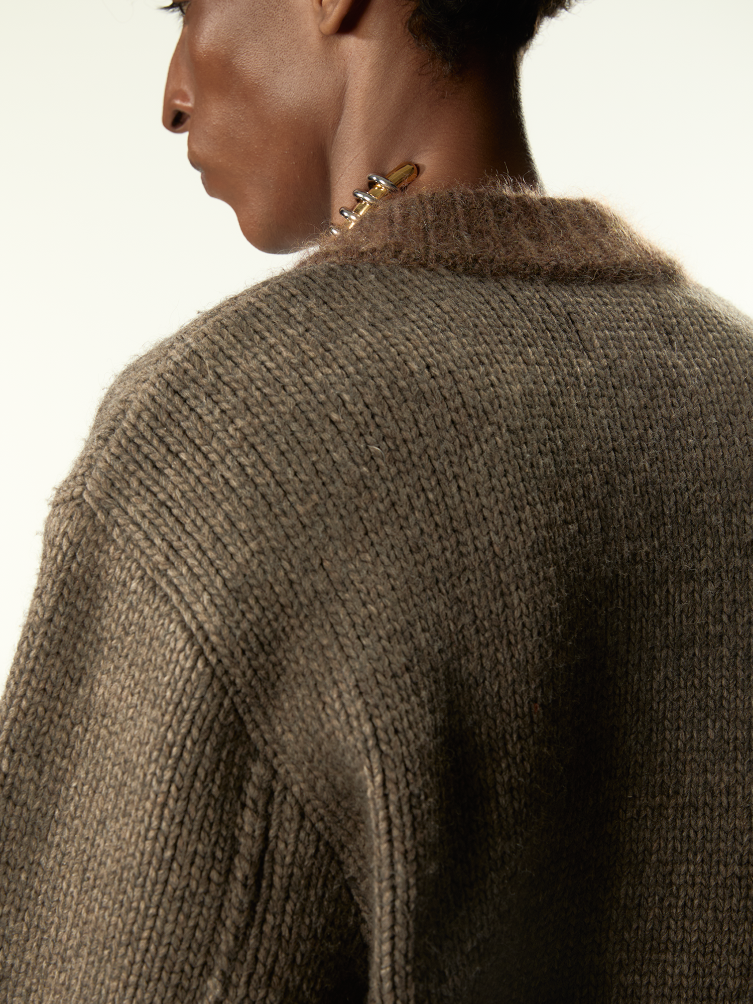 Knitted Bomberone Brown - Magliano