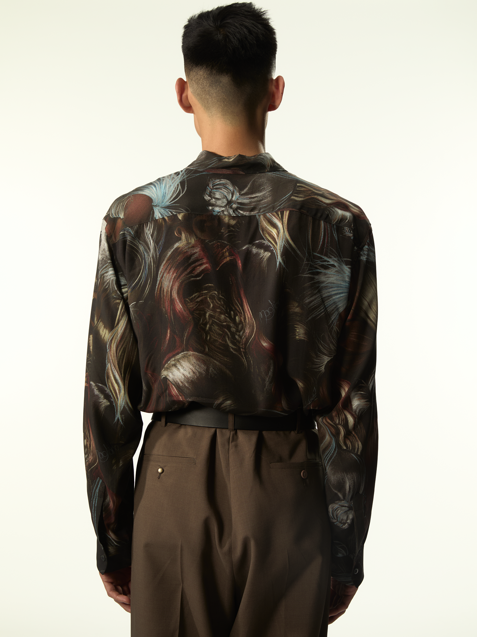 Wig Shirt Brown Mix - Magliano