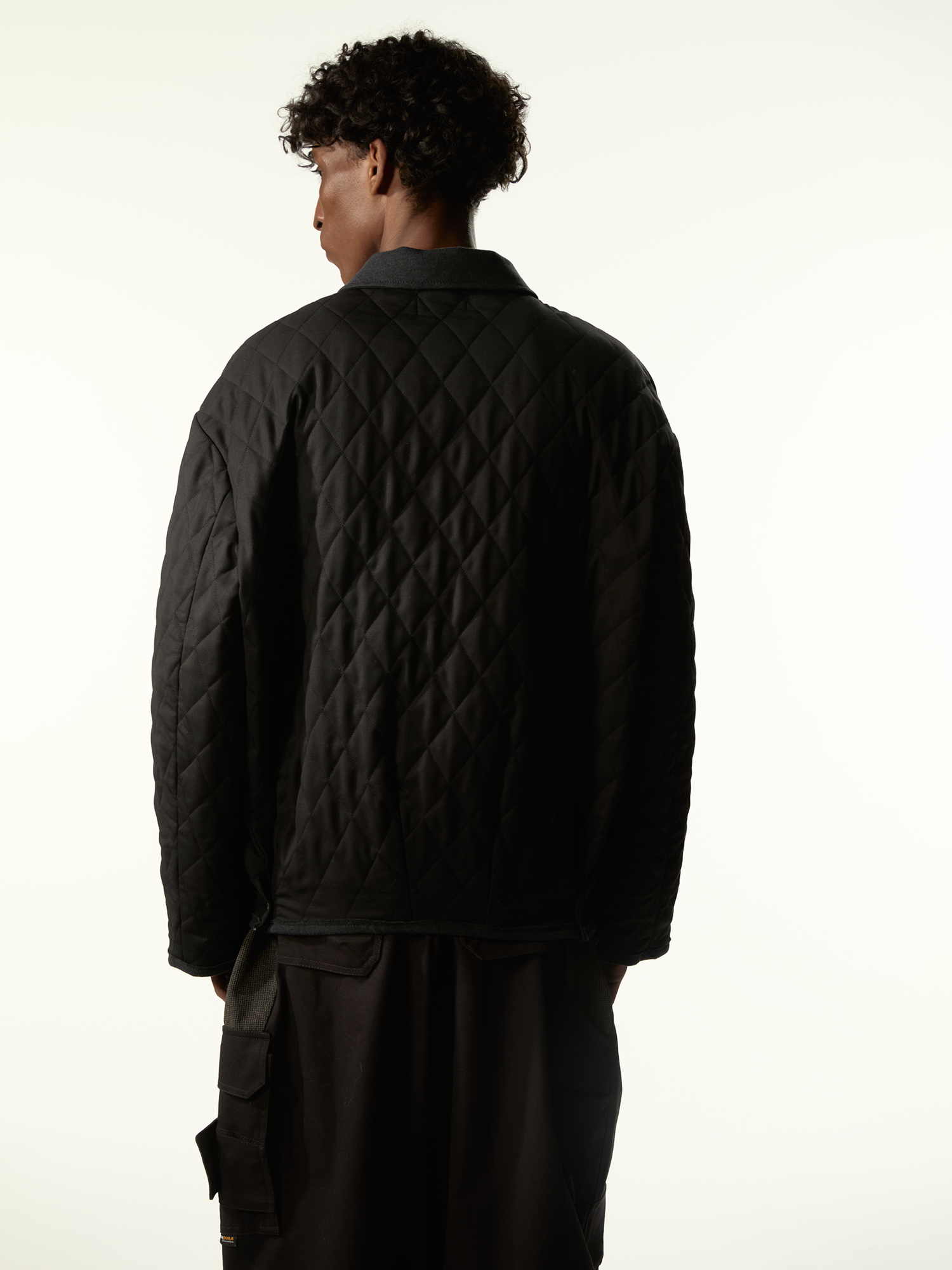Prof Padded Jacket Black - Magliano