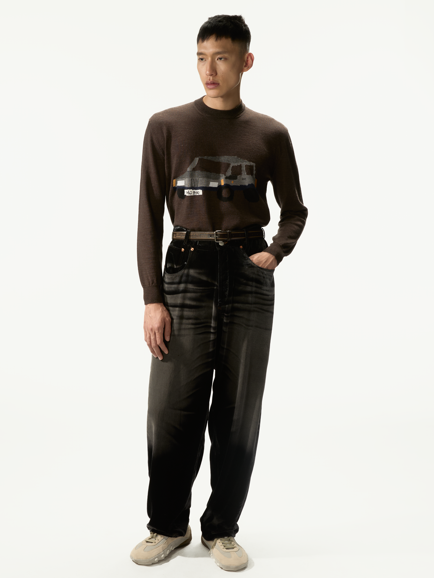 Pandino Knit Brown - Magliano