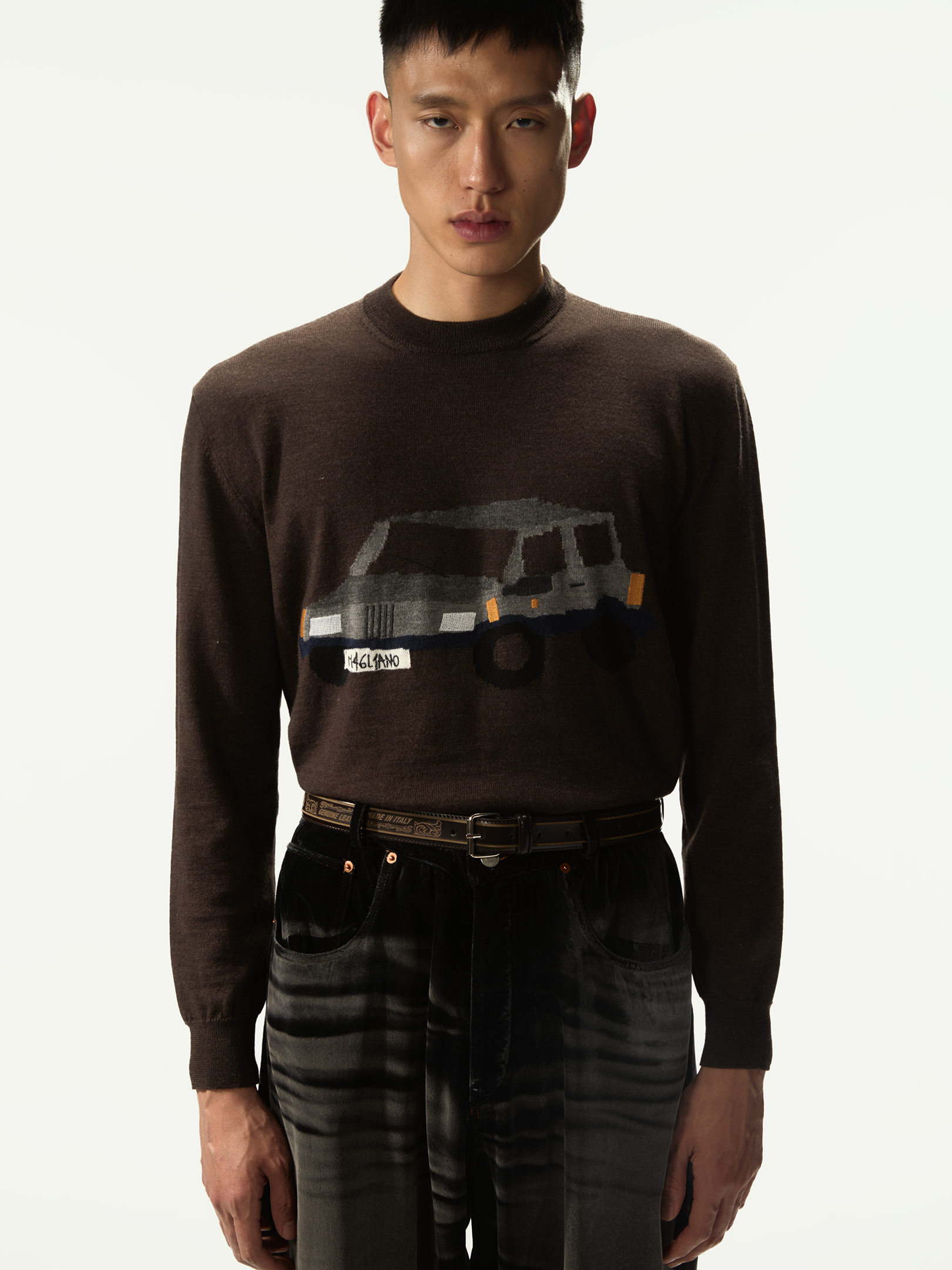 Pandino Knit Brown - Magliano
