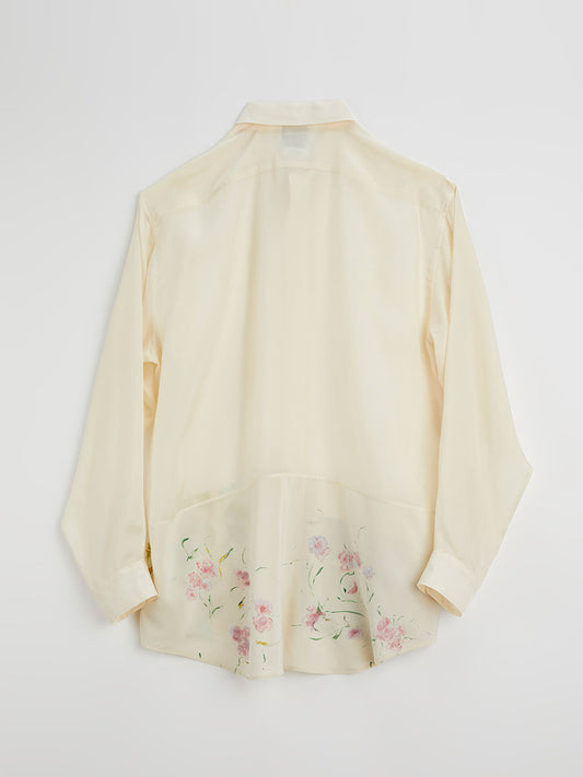 New Romanticone Shirt Dirty White - Magliano