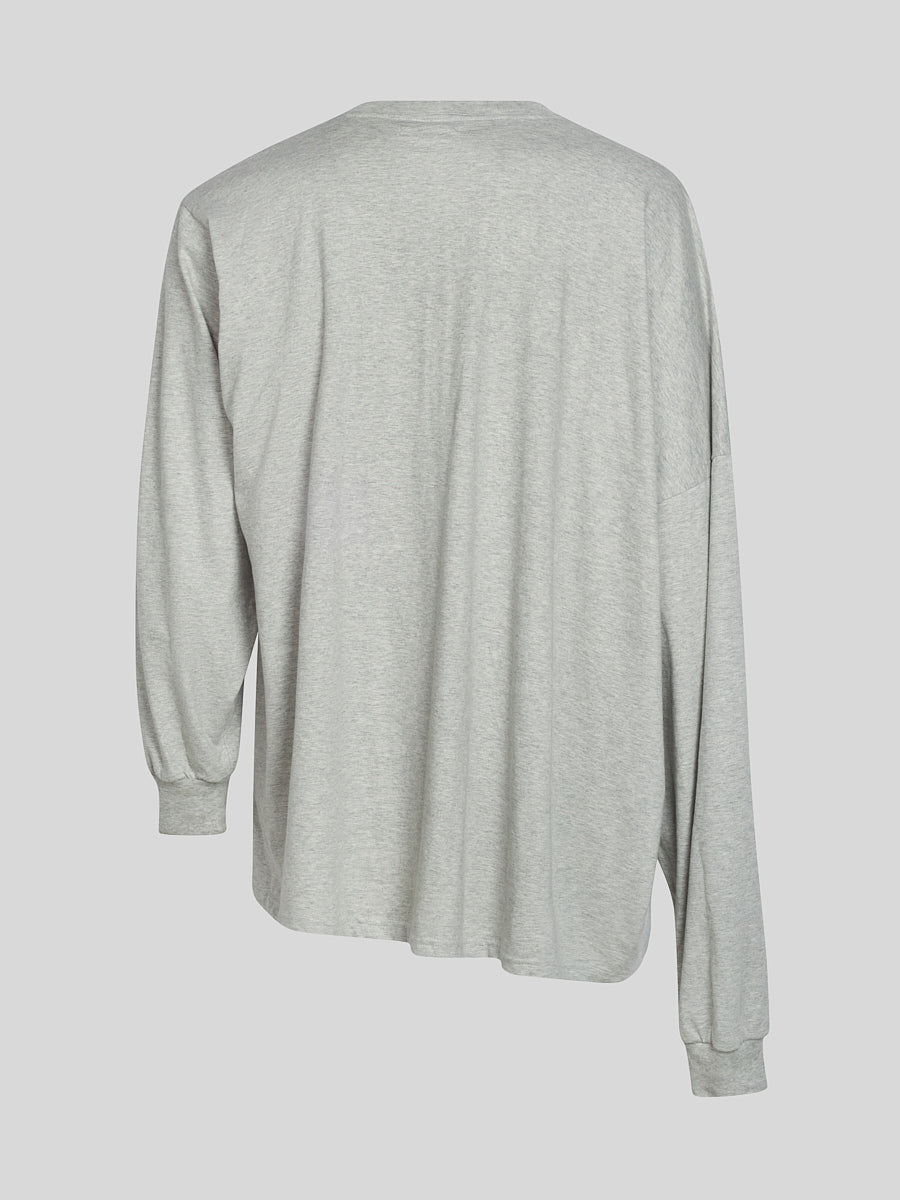 I Suffer Long Sleeve Light Grey - Magliano