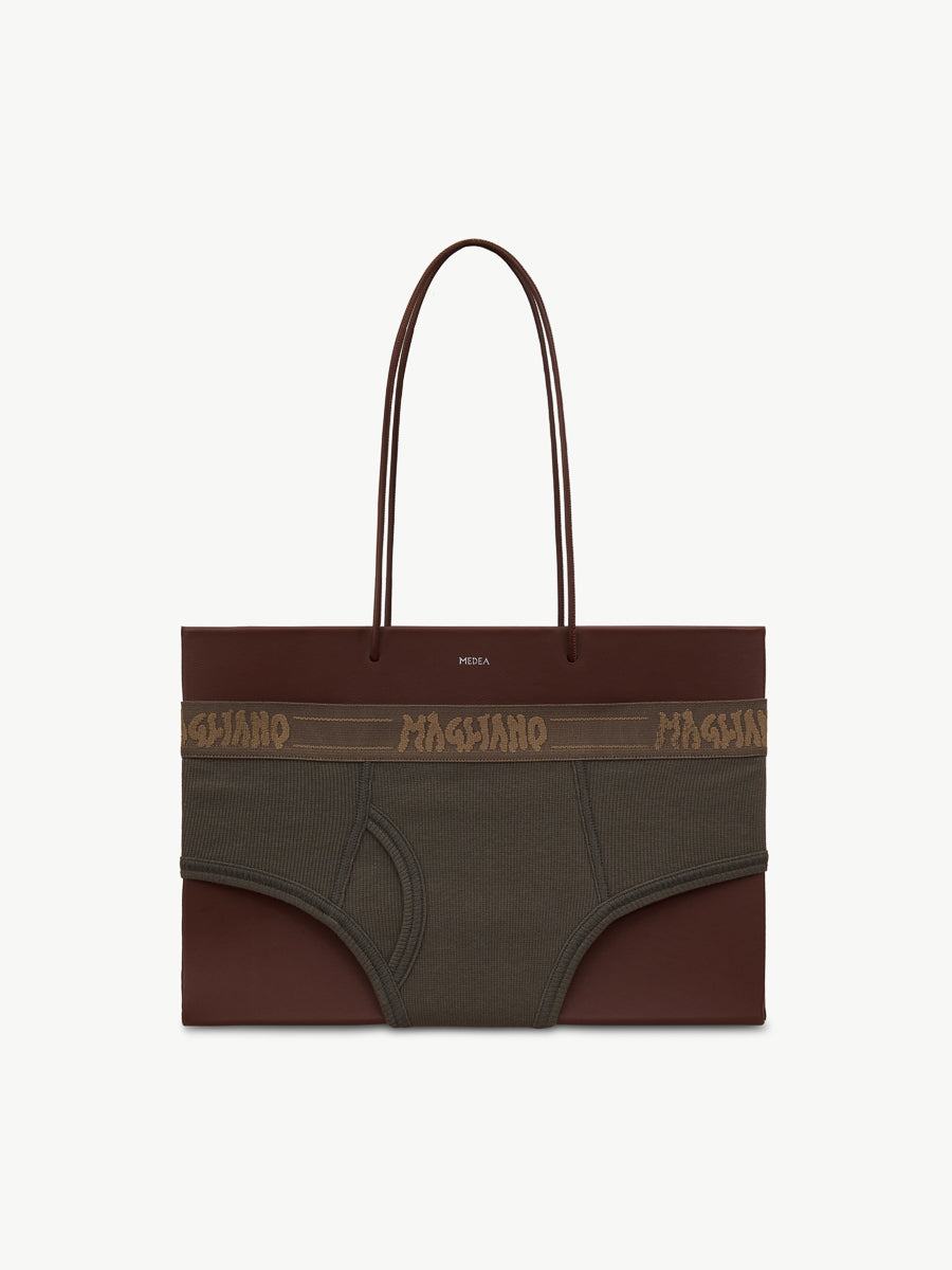 Magliano x Medea Big Mutanda Bag Brown