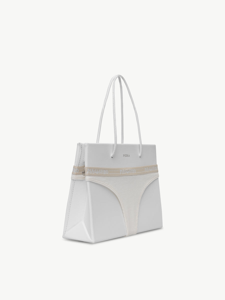 Magliano x Medea Small Mutanda Bag White