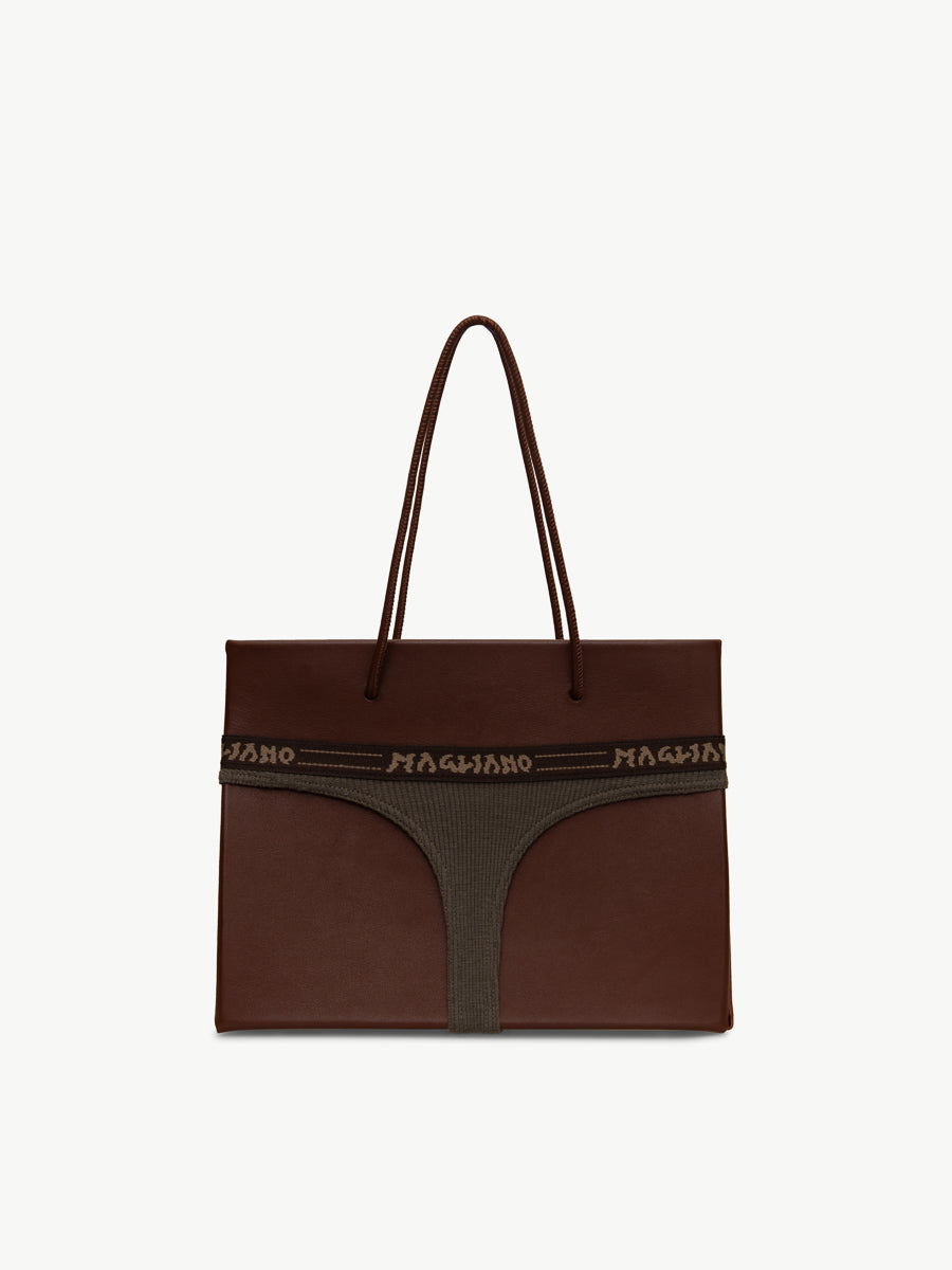 Magliano x Medea Small Mutanda Bag Brown