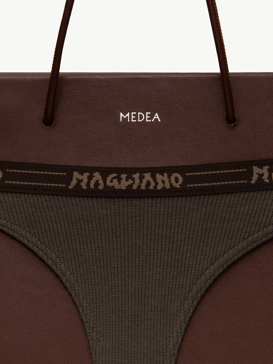 Magliano x Medea Small Mutanda Bag Brown