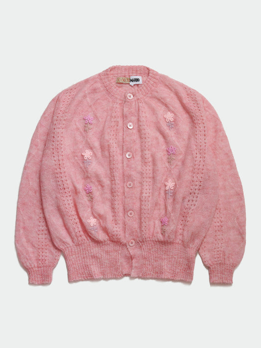 Cormagliano Mohair Cardigan Pink - Magliano