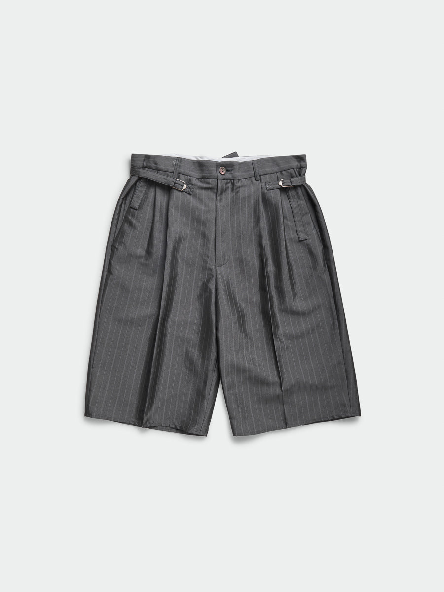 Darkettone Regolatore Short Pinstripe Melange