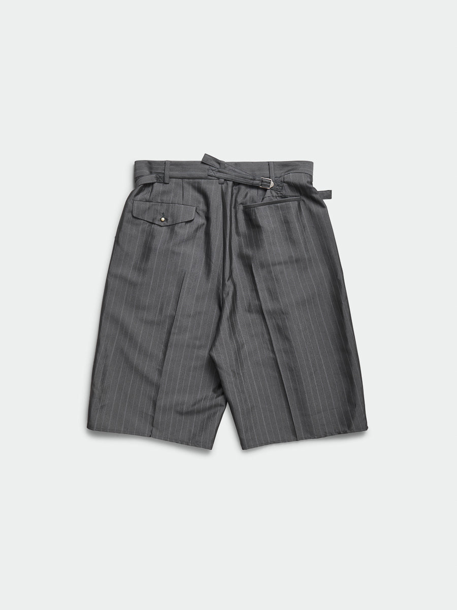 Darkettone Regolatore Short Pinstripe Melange